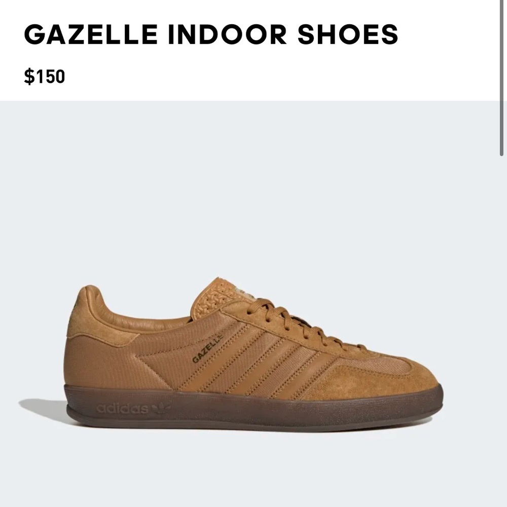 adidas Originals Gazelle Indoor Shoes Brown